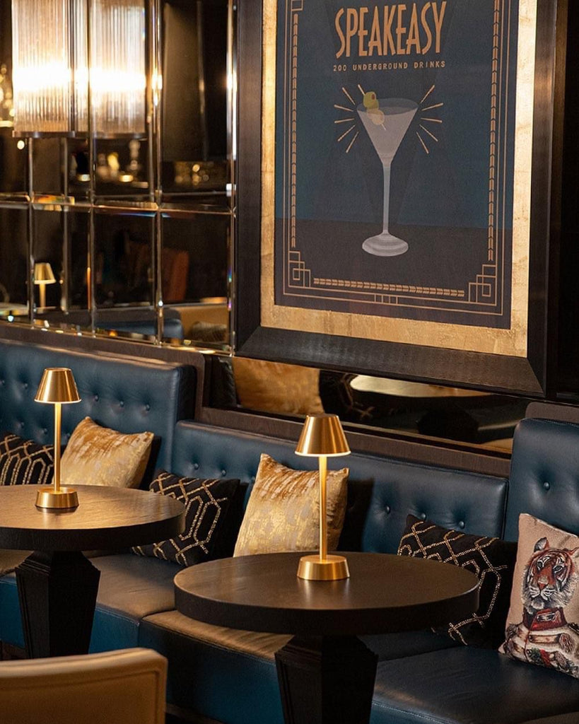Cordless Table Lamps at the Ritz Carlton Baku by Insight Cordless Lighting
