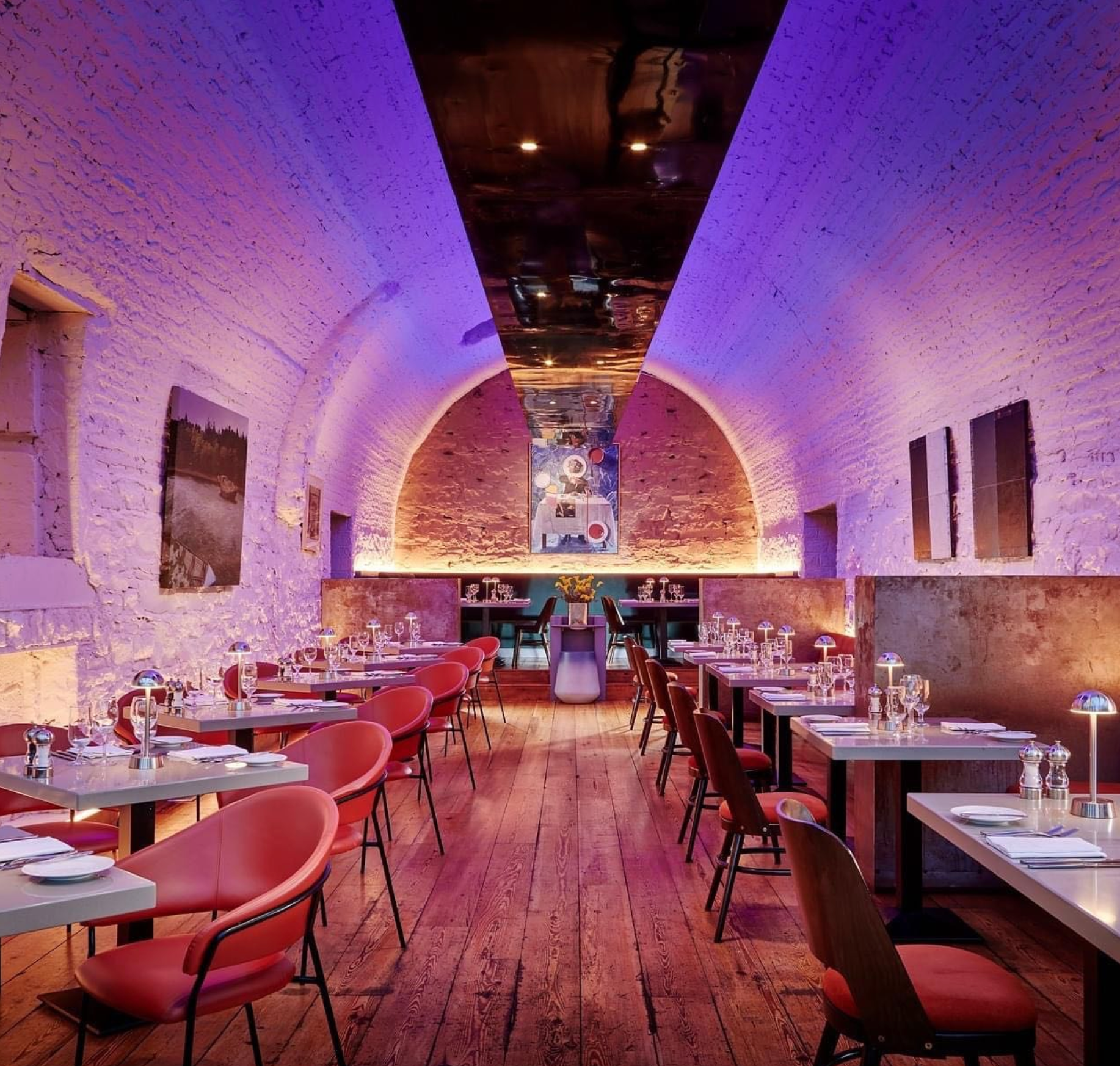 Cordless Table Lamps at the Ice House Hotel by Insight Cordless Lighting