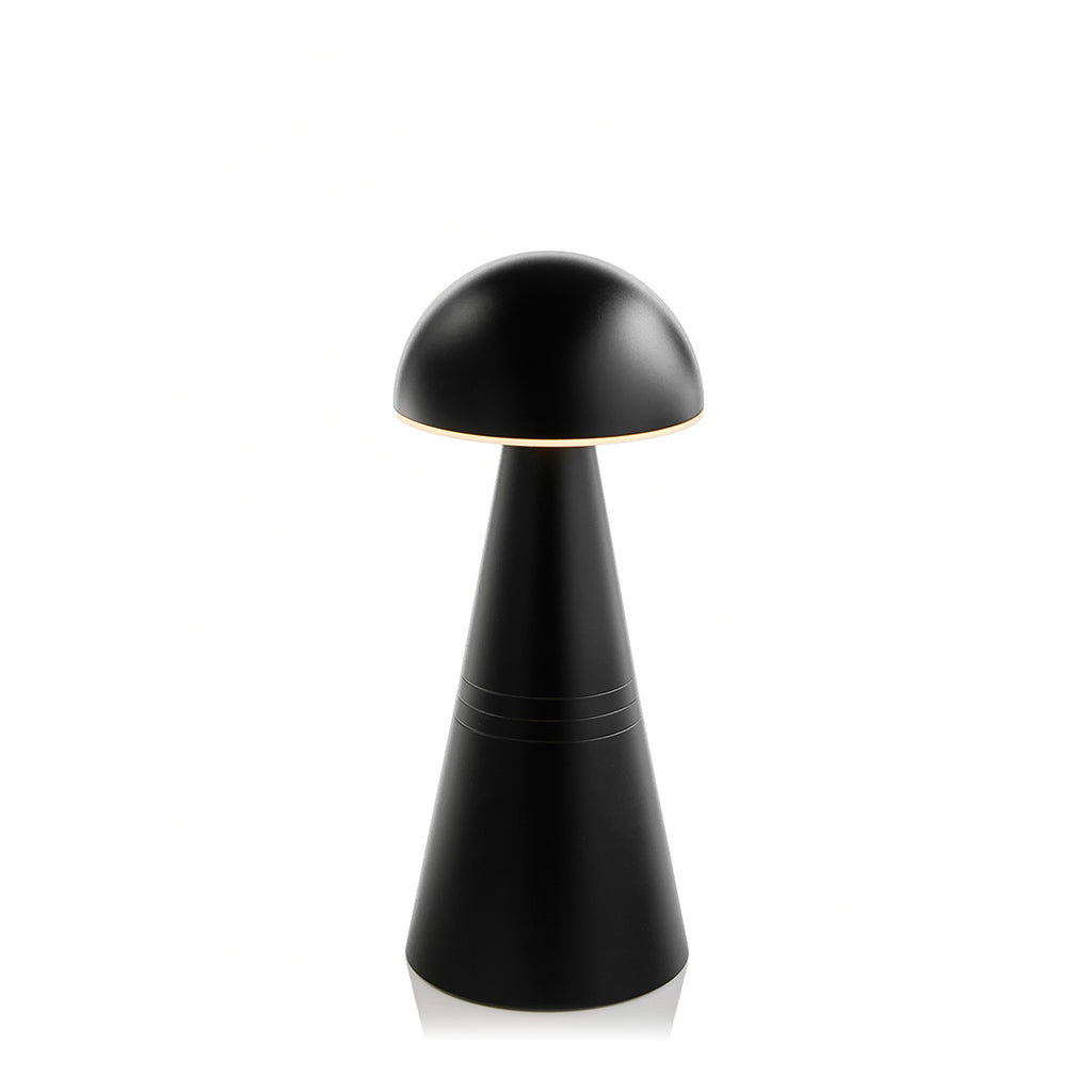 Charm Dome Cordless Table Lamp in Black