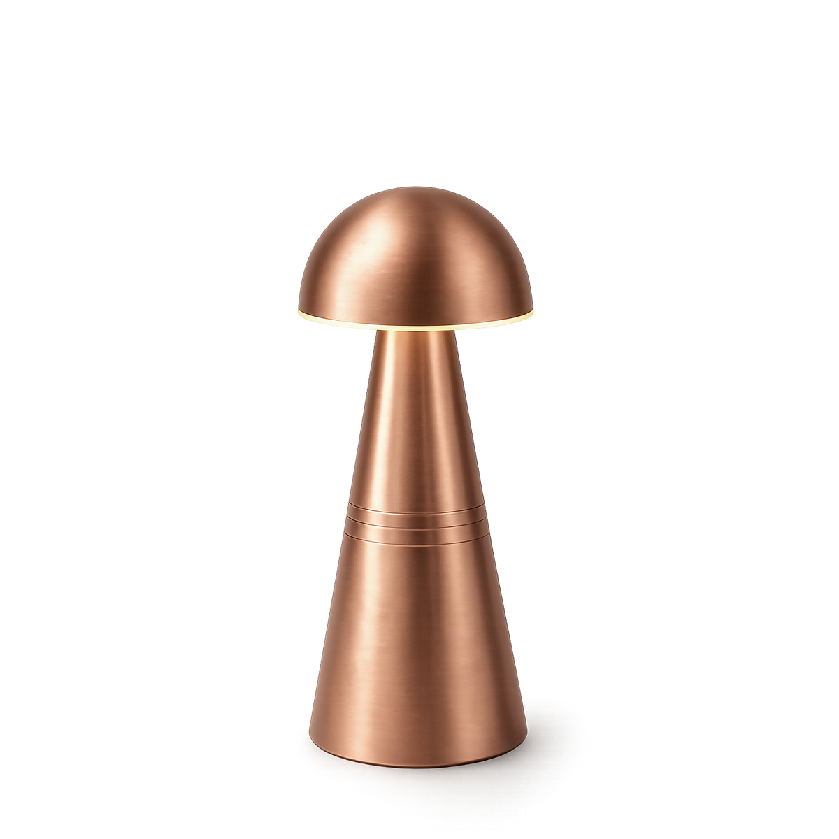 Charm Dome Rechargeable Cordless Table Lamp, Copper