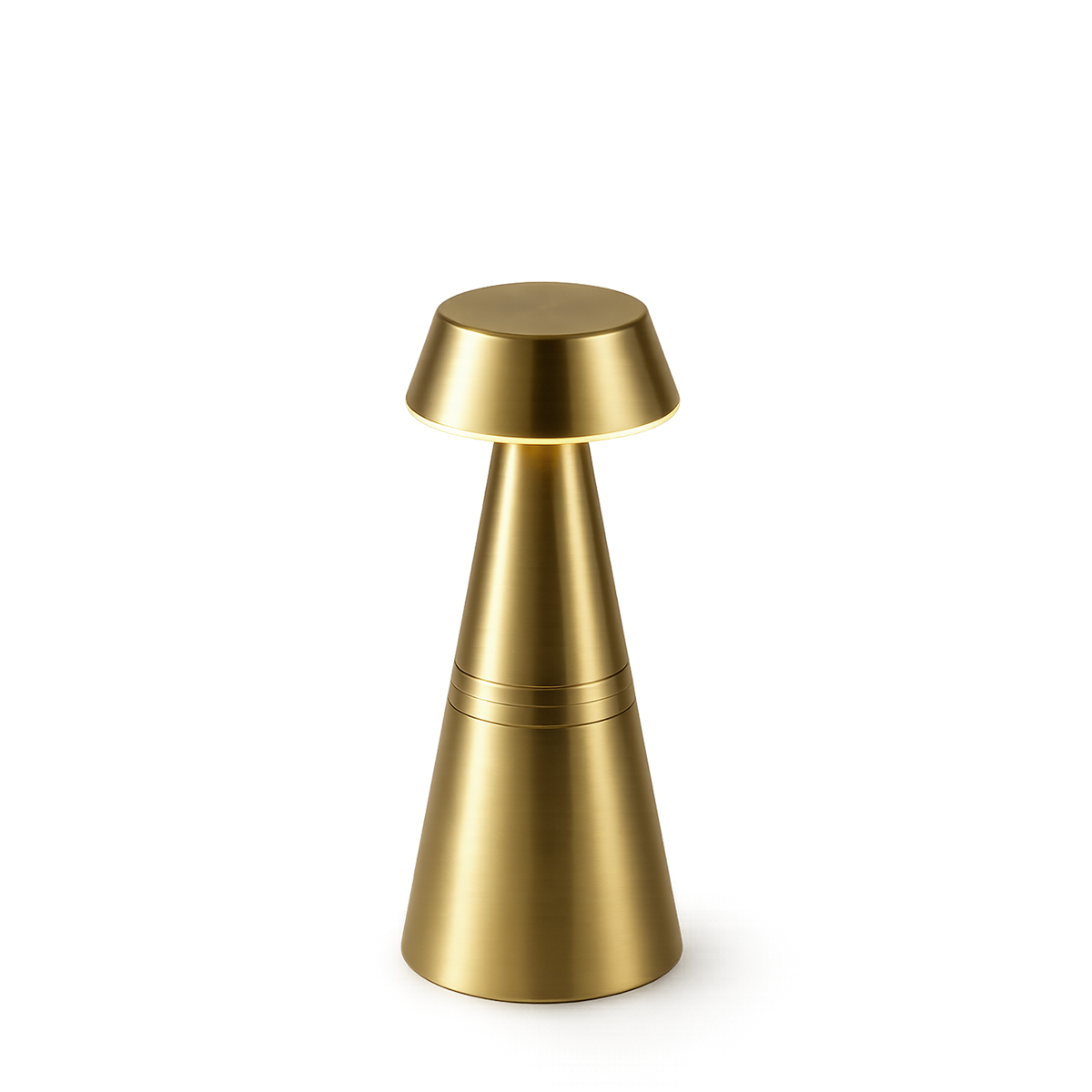 Charm Empire Rechargeable Cordless Table Lamp, Brass