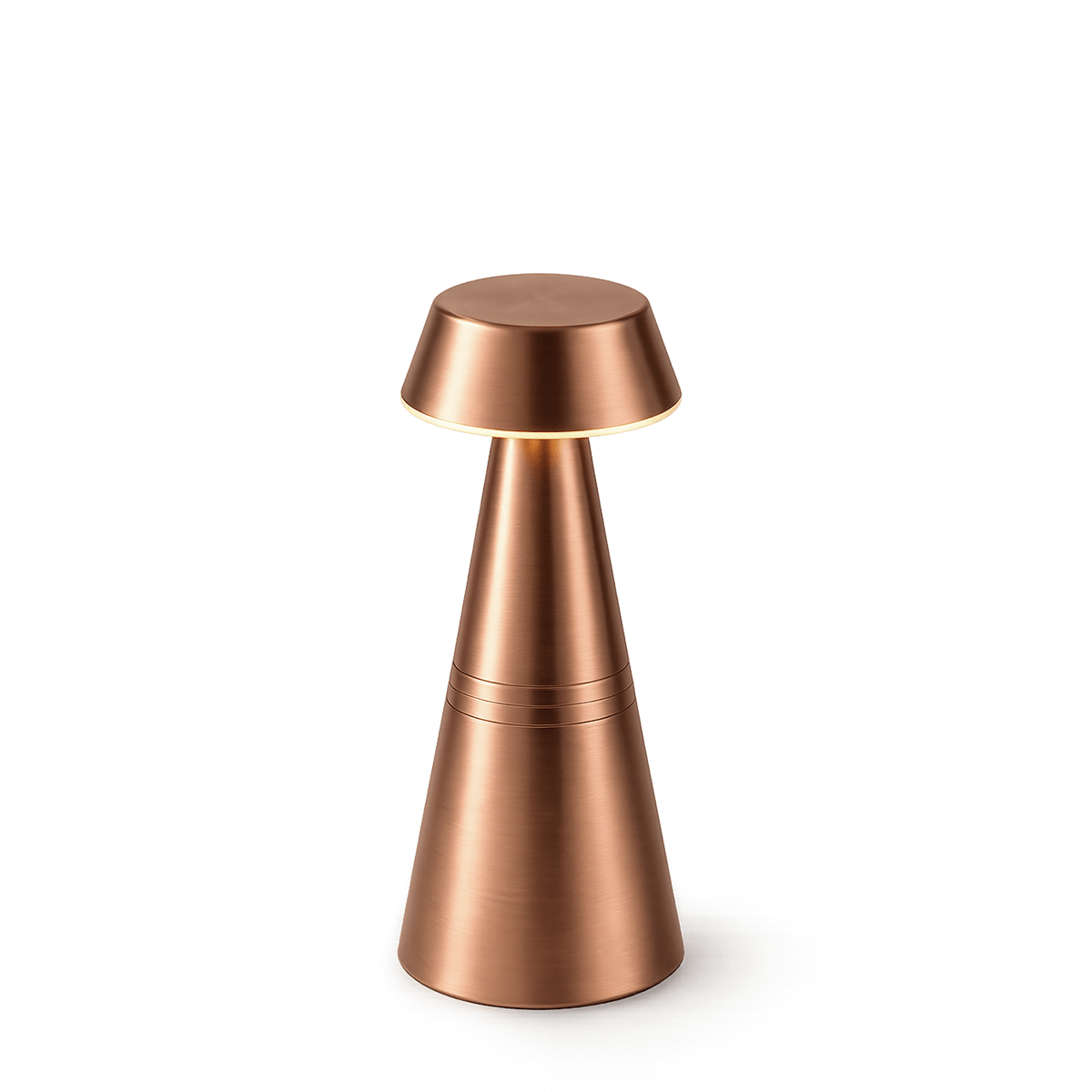 Charm Empire Rechargeable Cordless Table Lamp, Copper