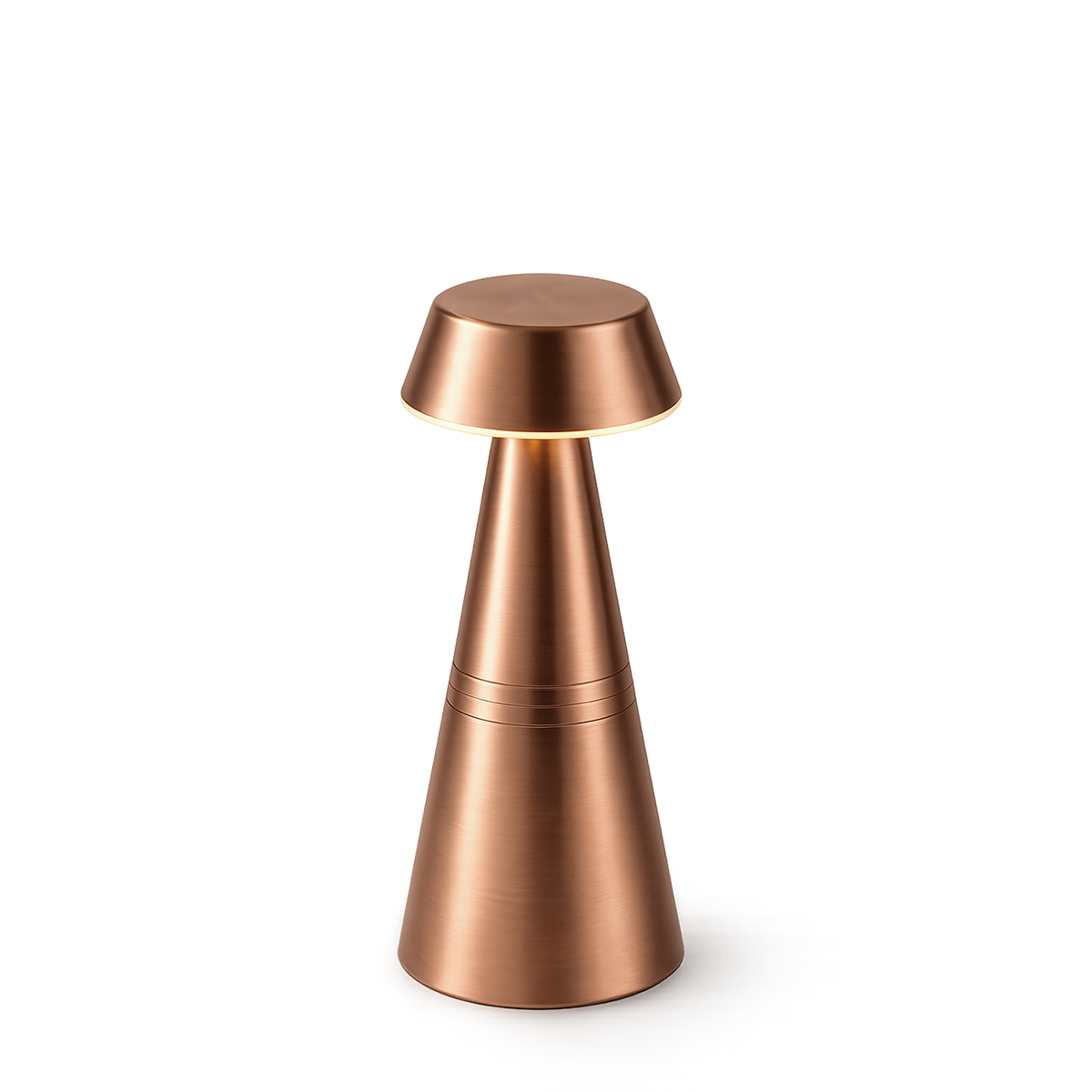 Charm Empire Rechargeable Cordless Table Lamp, Copper