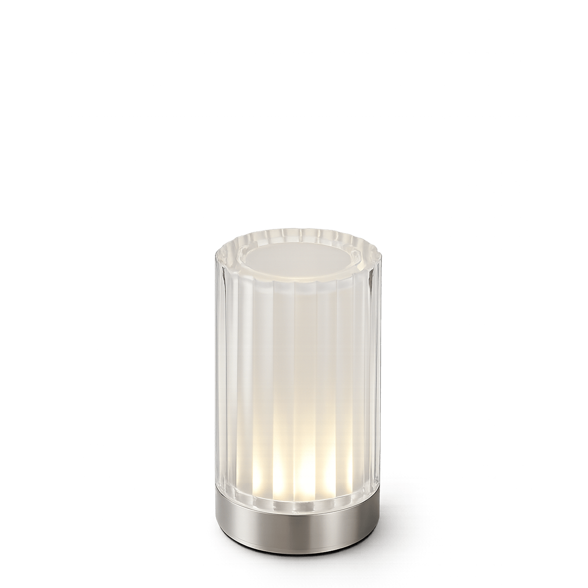 Pillar Rechargeable Cordless Table Lamp, Glass