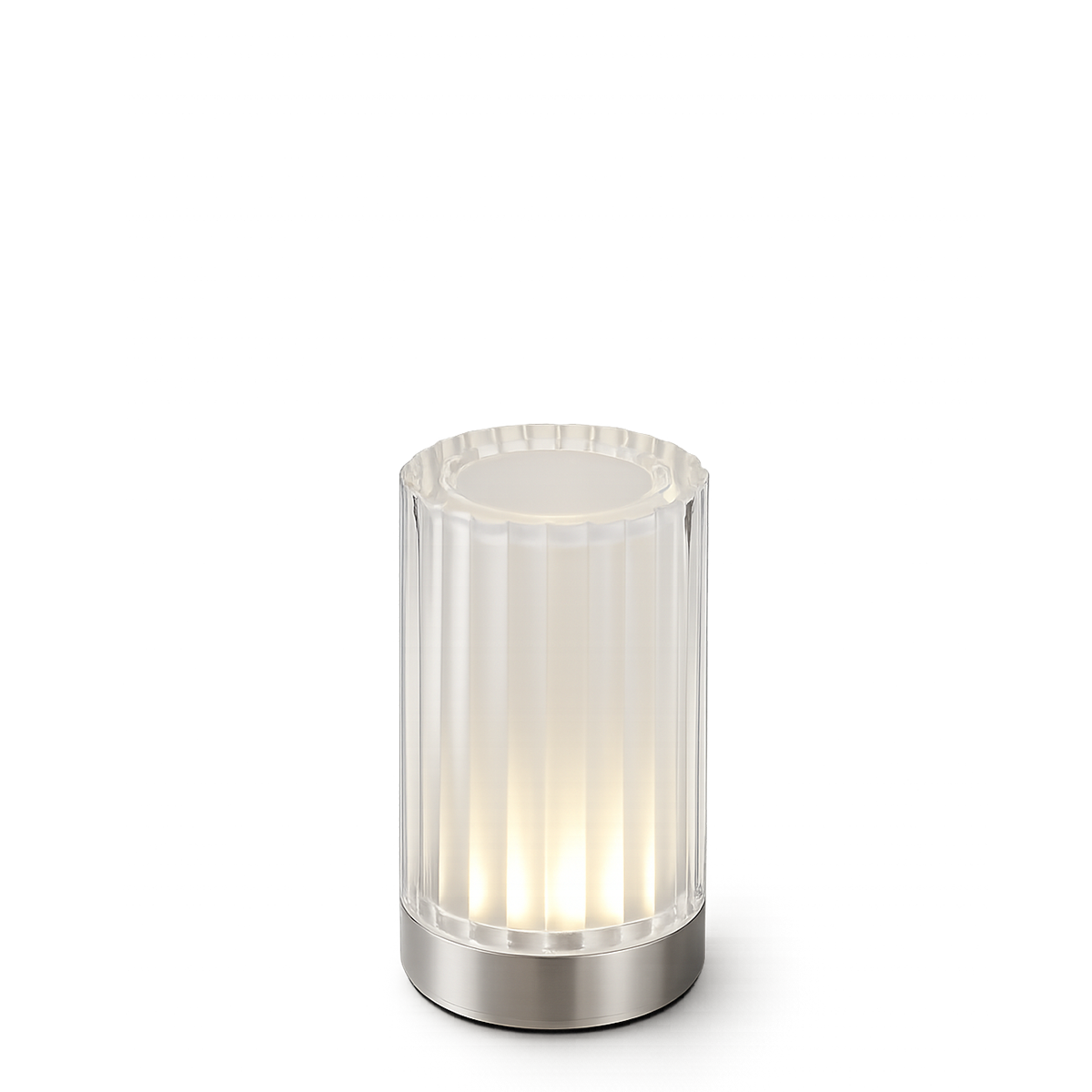 Pillar Rechargeable Cordless Table Lamp, Glass