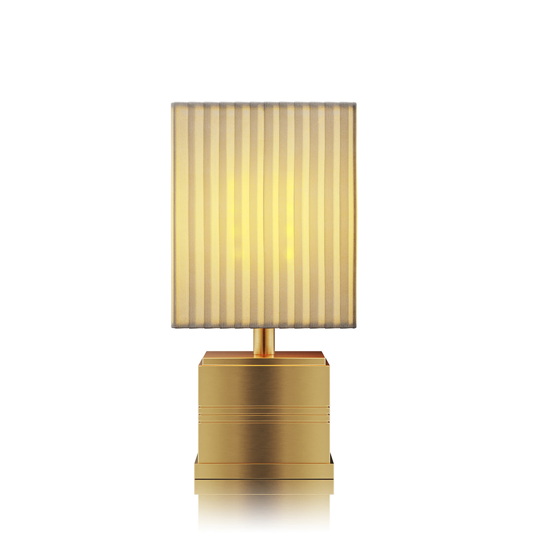 Regency Cordless Table Lamp, Ivory Pleated Shade Soon