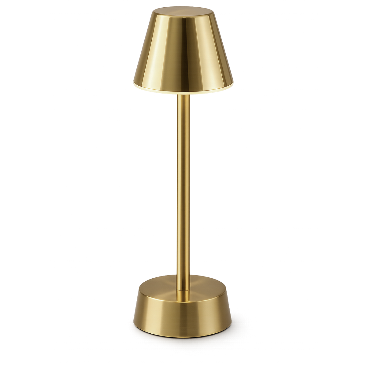 Sofia Empire Rechargeable Cordless Table Lamp, Brass