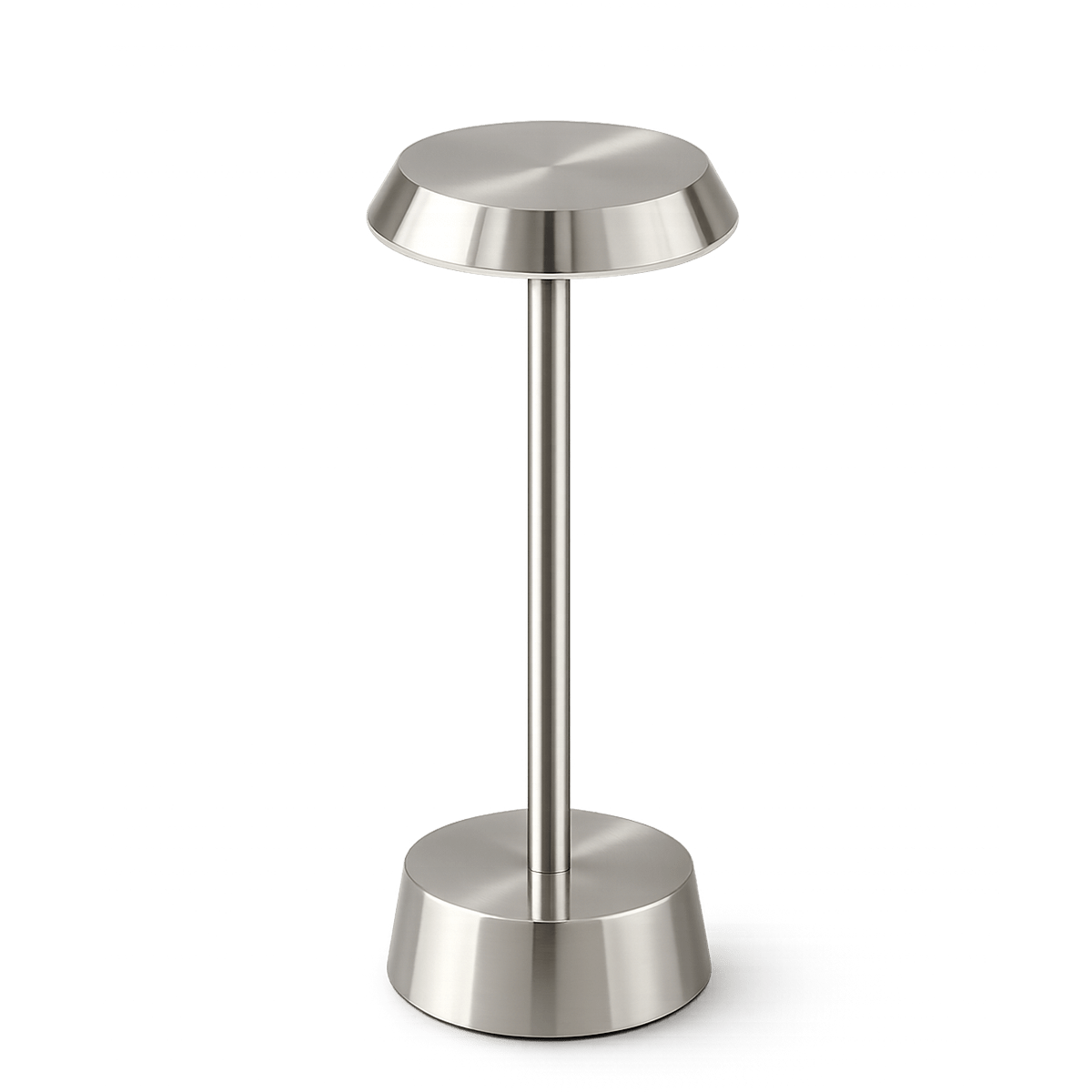 Stainless steel rechargeable lamp