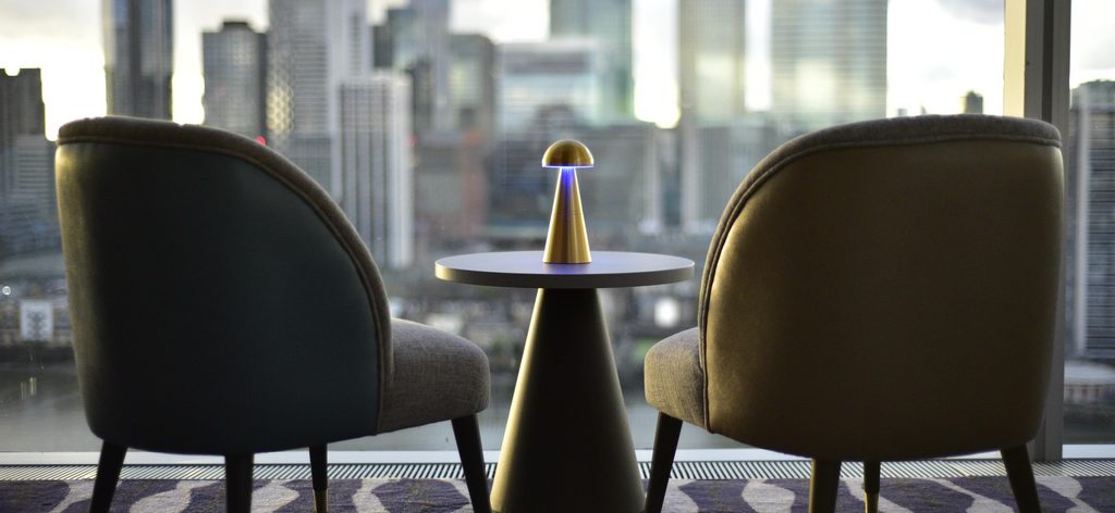 Cordless Table Lamps at the Intercontinental Hotel London O2 by Insight Cordless Lighting
