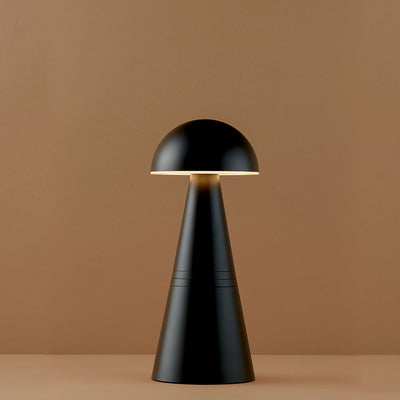 Charm Dome Cordless Table Lamp in Black