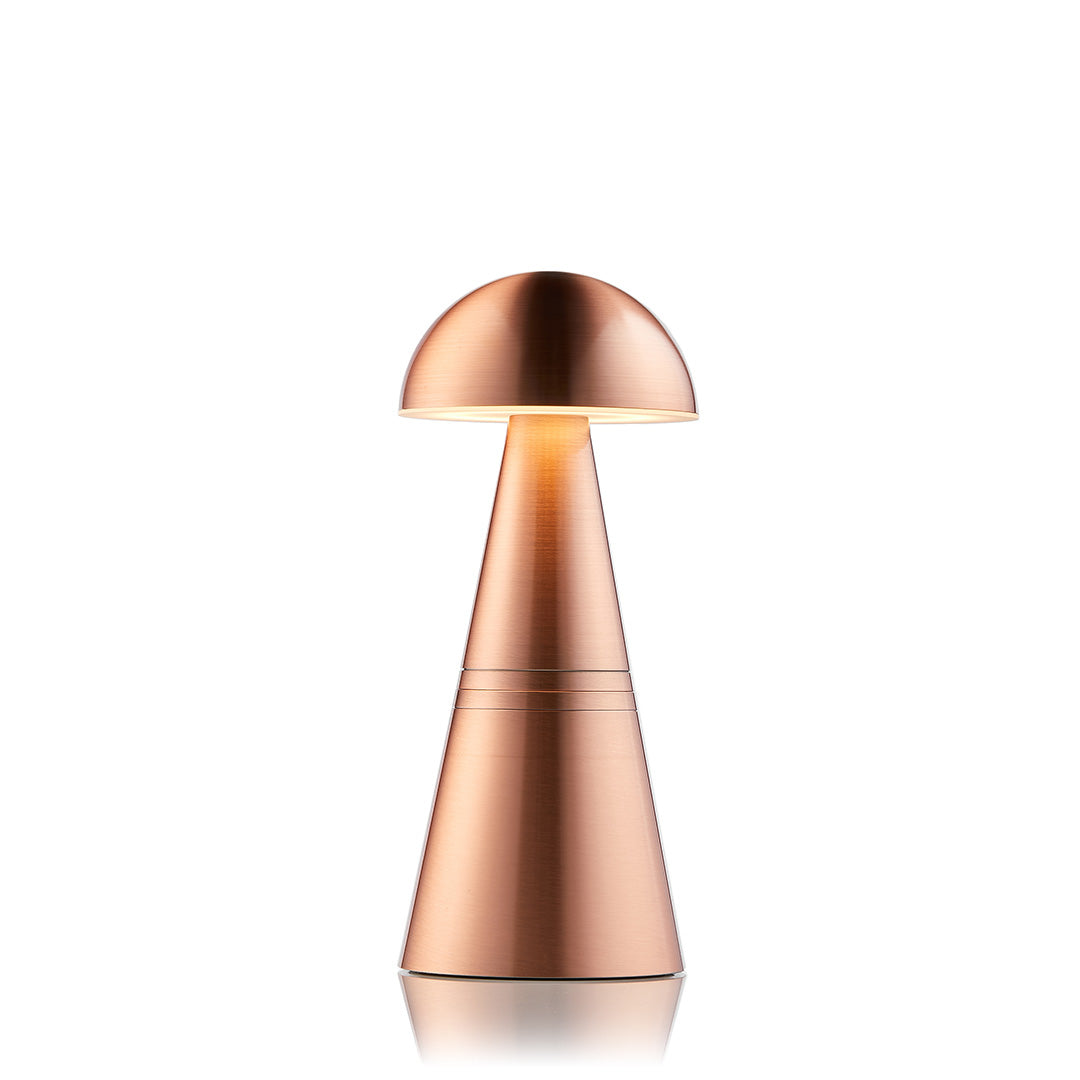 Charm Dome Cordless Table Lamp, Copper | Rechargeable Cordless Table Lamps | Insight Cordless Lighting