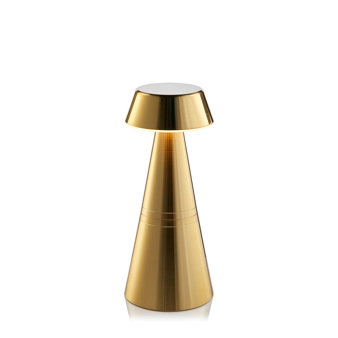 Charm Empire Cordless Table Lamp, Brass | Rechargeable Cordless Table Lamps | Insight Cordless Lighting