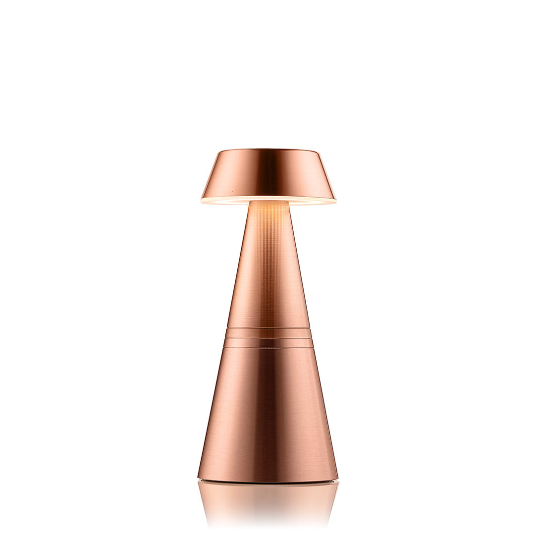 Charm Empire Cordless Table Lamp, Copper | Rechargeable Cordless Table Lamps | Insight Cordless Lighting