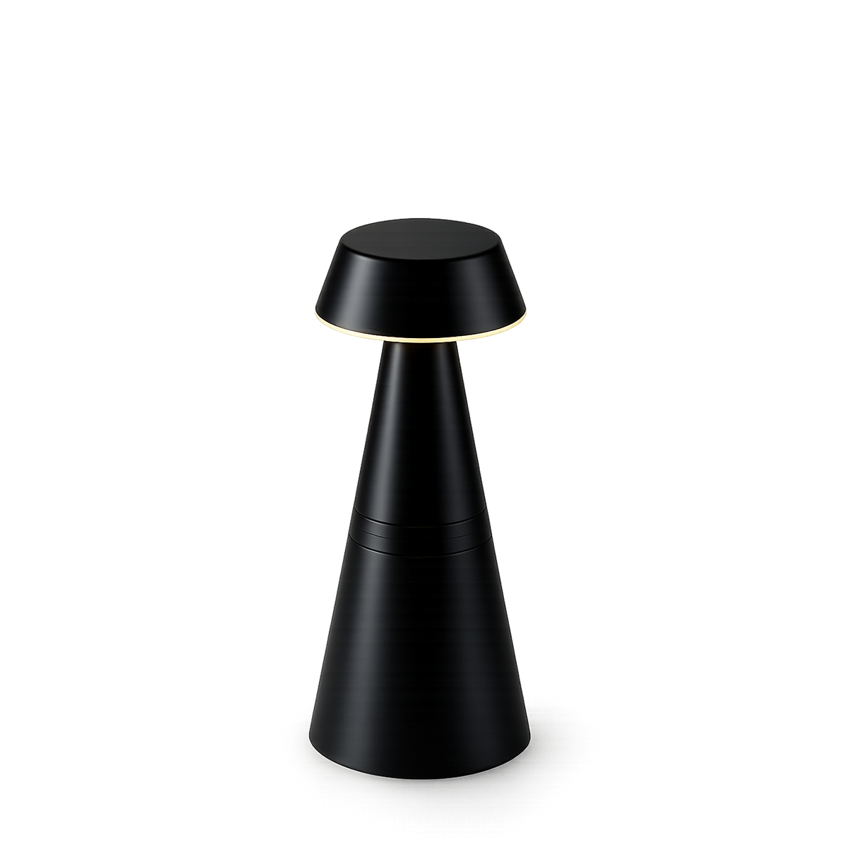Charm Empire Rechargeable Cordless Table Lamp, Black