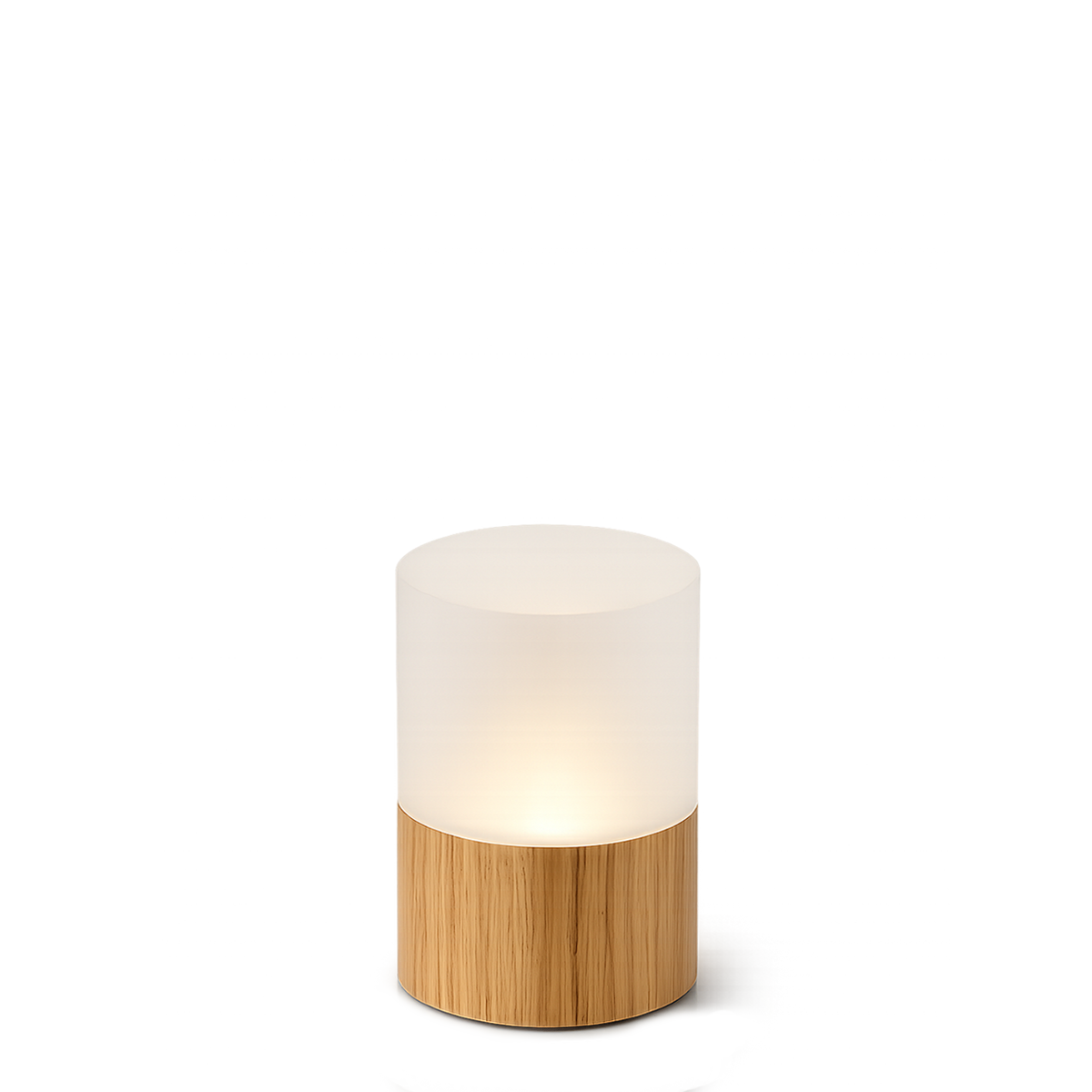 Halo Rechargeable Cordless Table Lamp, Wood