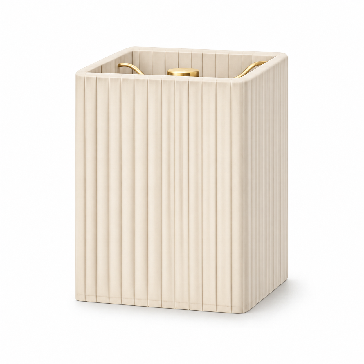Shade Silk Pleated - Ivory 12cm [B]