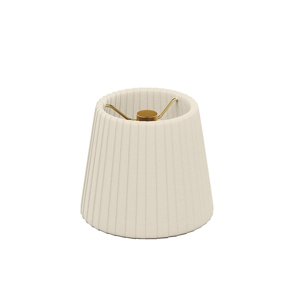 Shade Silk Pleated - Ivory 12cm [D]