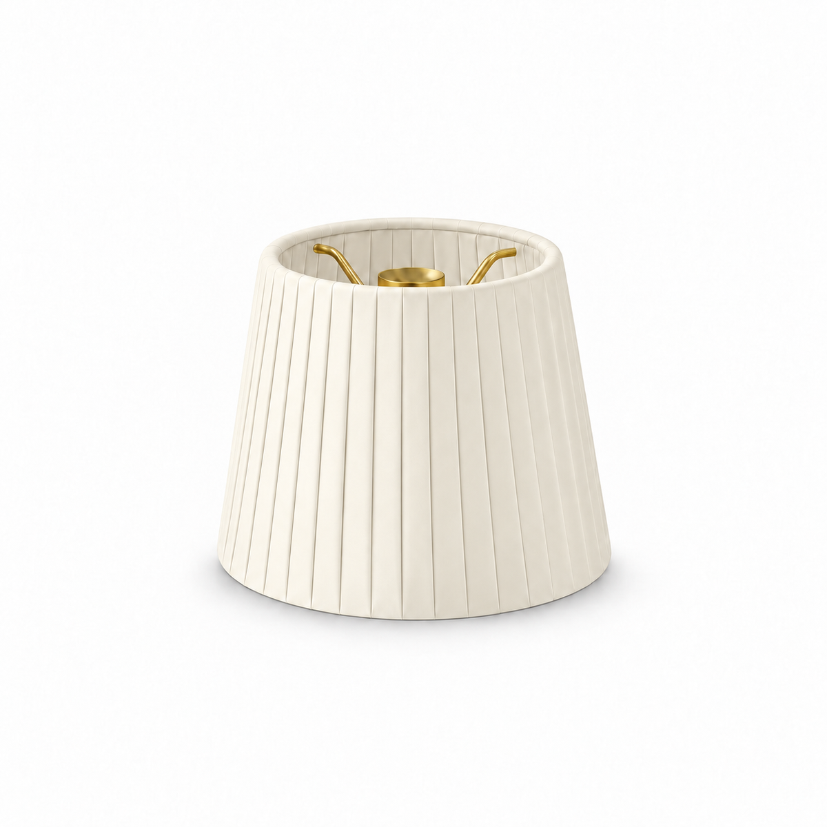Shade Silk Pleated - Ivory 12cm [D]