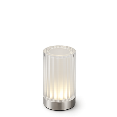 Pillar Akku-Tischleuchte, Glas 