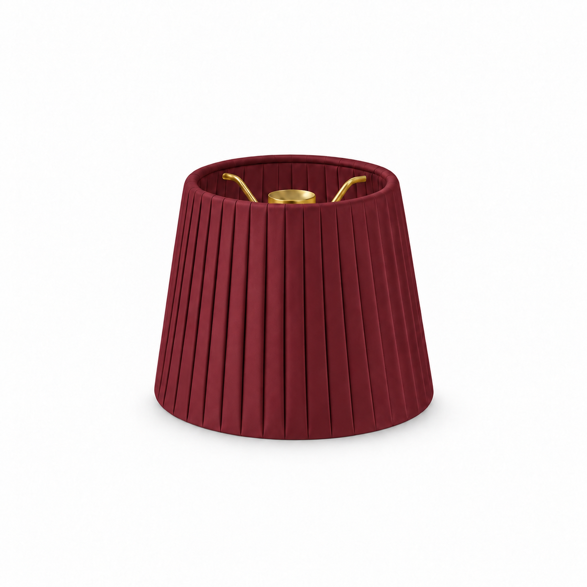 Shade Silk Pleated - Red 12cm [D]