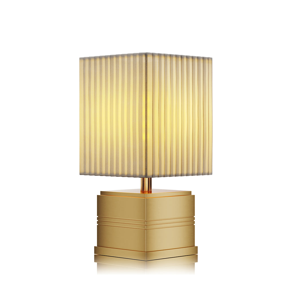 Regency Rechargeable Cordless Table Lamp, Ivory Pleated Shade [B] Rechargeable Battery Powered Table Lamps Insight Cordless Lighting