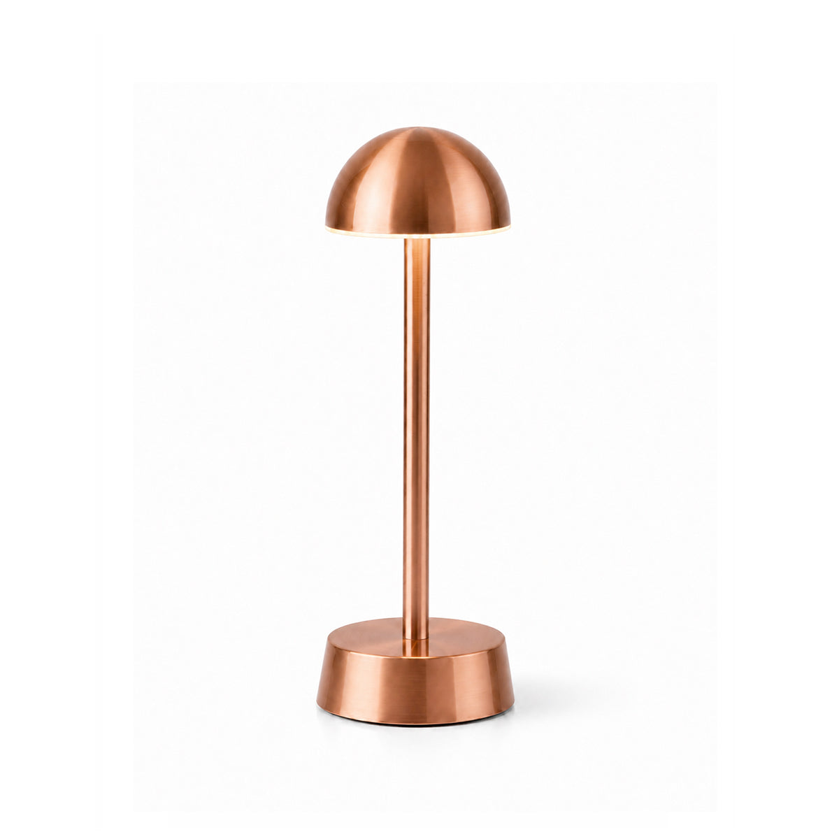 Sofia Dome Rechargeable Cordless Table Lamp, Copper