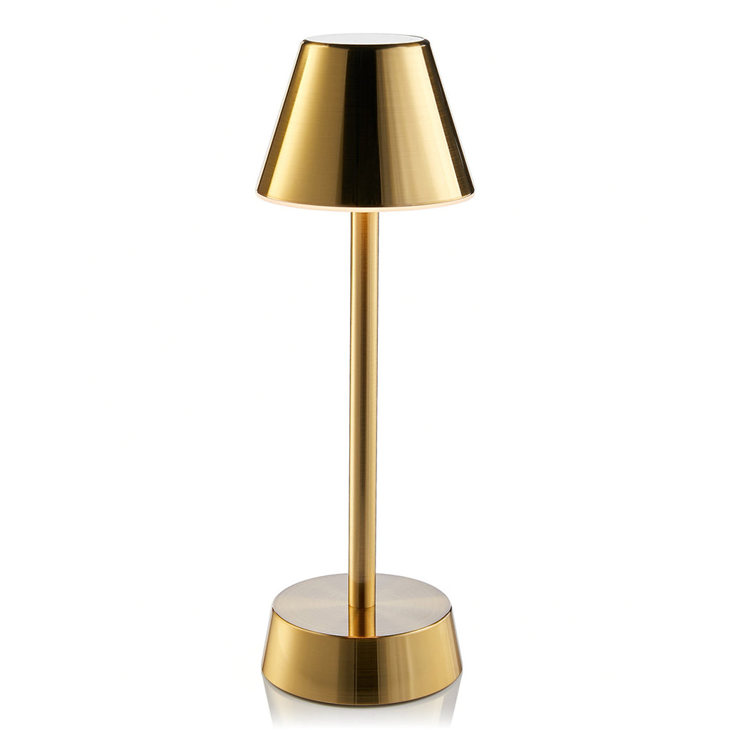 Sofia Empire Cordless Table Lamp, Brass Rechargeable Battery Powered Table Lamps Insight Cordless Lighting