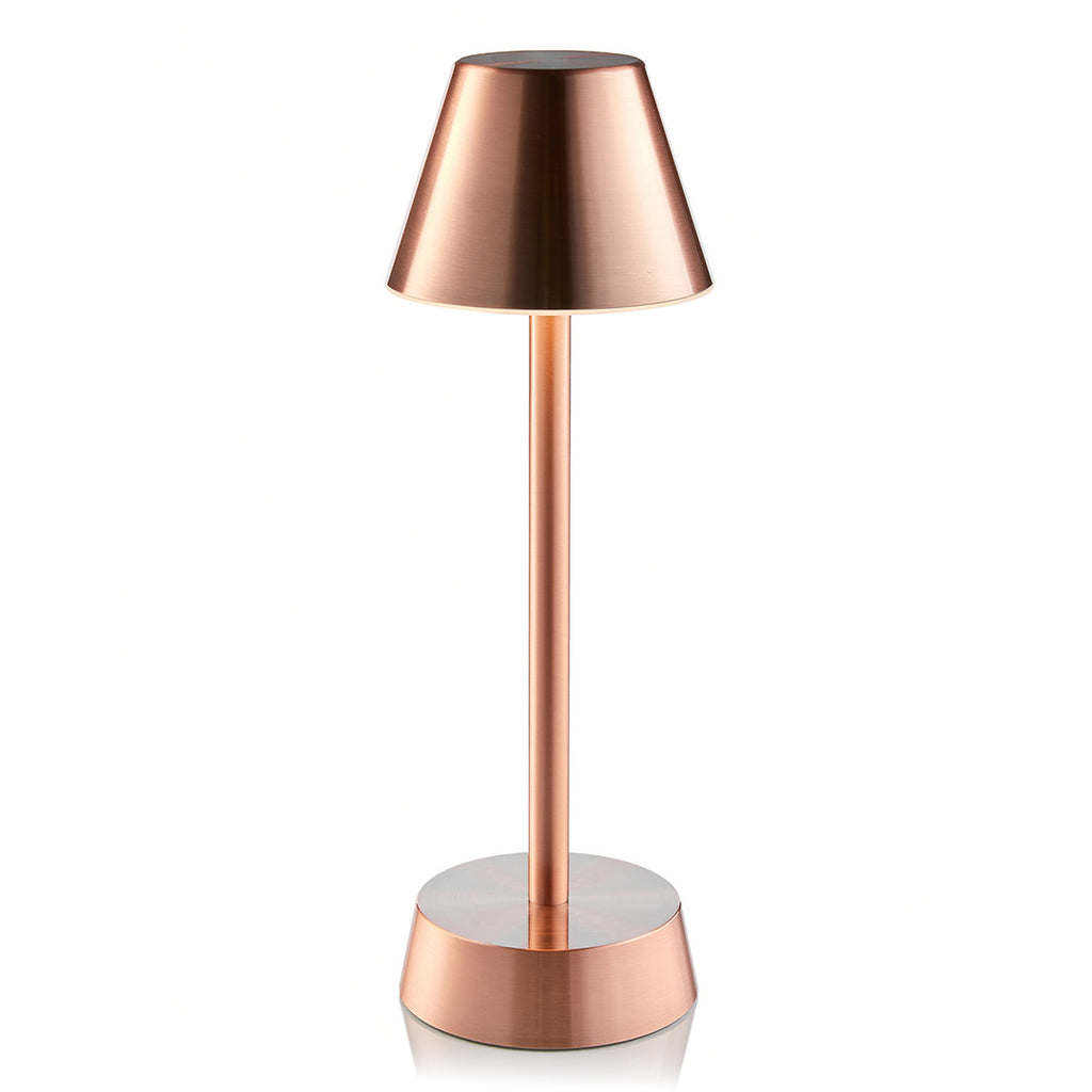 Sofia Empire Cordless Table Lamp, Copper Rechargeable Battery Powered Table Lamps Insight Cordless Lighting