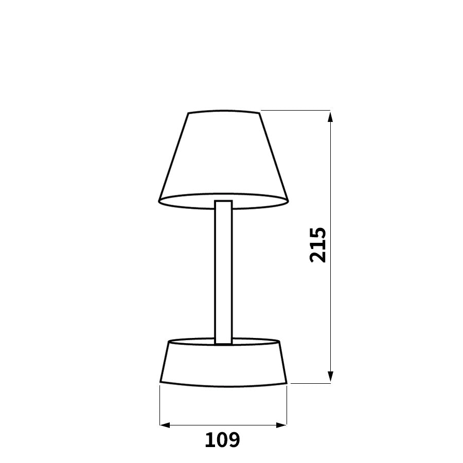 Sofia Empire Mini Cordless Table Lamp, Brass Rechargeable Battery Powered Table Lamps Insight Cordless Lighting