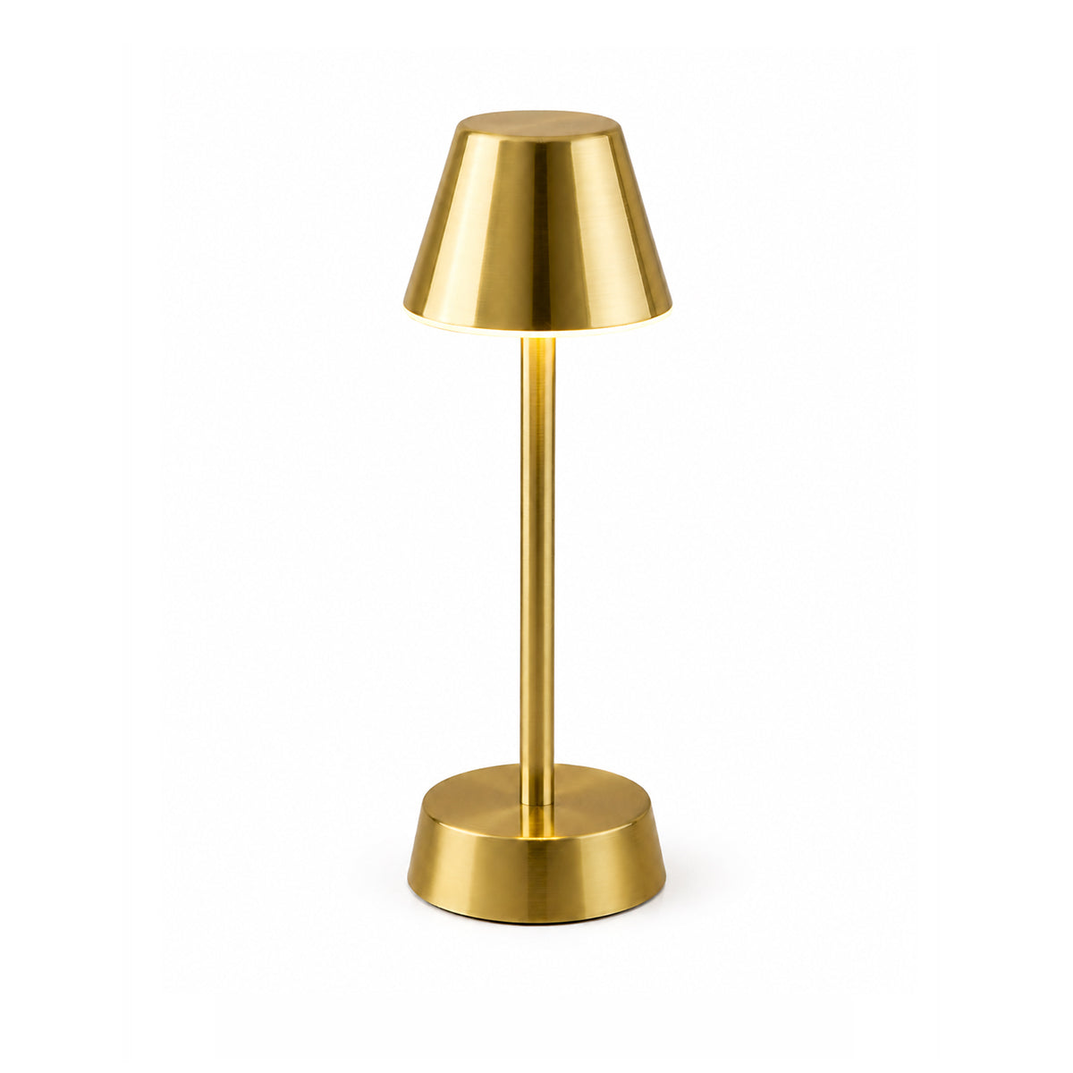Sofia Empire Rechargeable Cordless Table Lamp, Brass