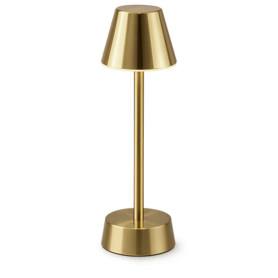 Brass rechargeable table lamp