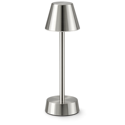 Sofia Empire Kabellose Tischlampe, Nickel
