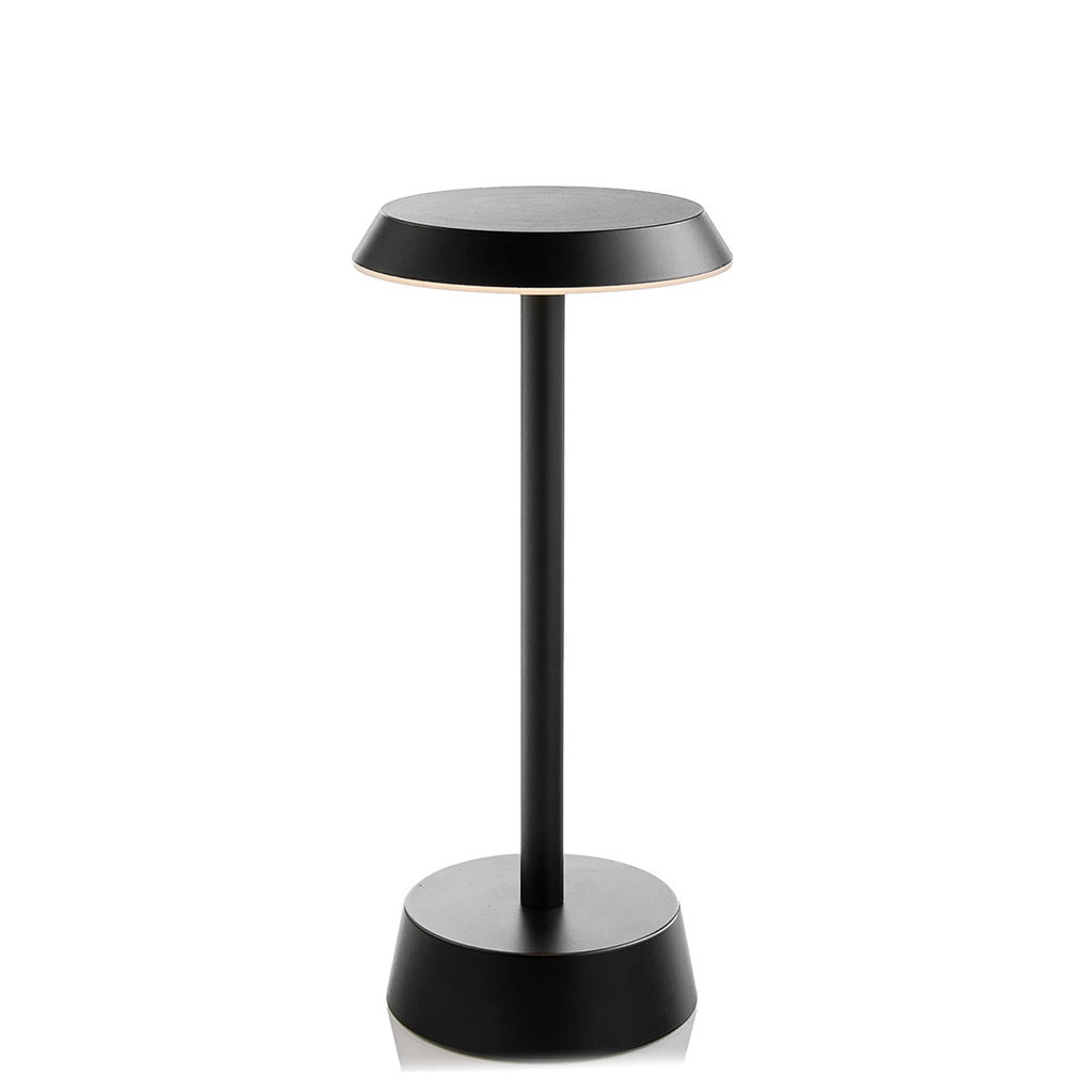 Onyx Cordless Task Lamp - Black Metal - Rechargeable battery