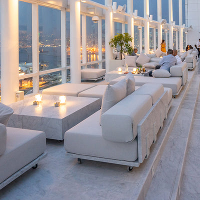 Curve Cordless Table Lamp, Glass | Rechargeable Cordless Table Lamps | Insight Cordless Lighting