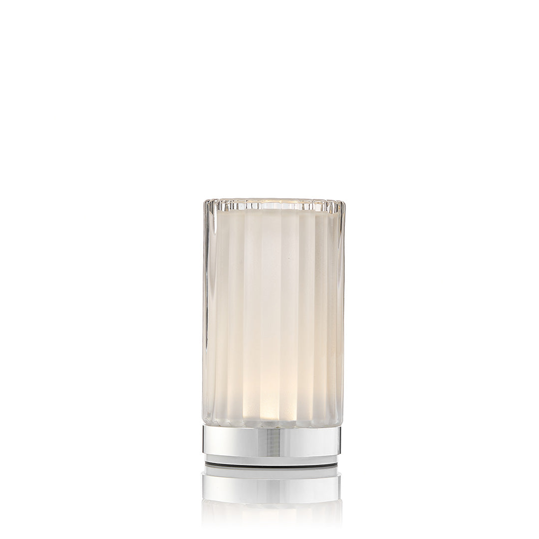 Pillar Cordless Table Lamp, Glass | Rechargeable Cordless Table Lamps | Insight Cordless Lighting