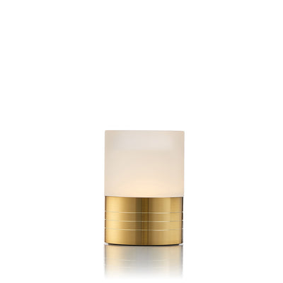 Round Cordless Table Lamp, Brass | Rechargeable Cordless Table Lamps | Insight Cordless Lighting